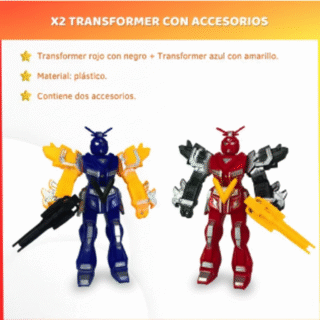 🦸⚡ Set x2 Figuras Acción Superhéroes Articuladas con Accesorios en Caja — Dos Héroes Listos para Salvar el Mundo