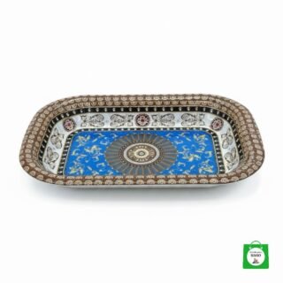 🛒 Bandeja Plástica Grande — Espacio Suficiente para Servir a Toda la Familia a la Vez