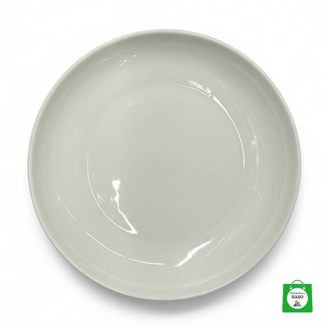 🍽️ Plato Ceramico Blanco Minimalista — Luce Tus Platillos con este Fondo Limpio y Sofisticado