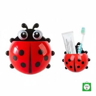 🐞 Portacepillo Diseño Mariquita — Organiza y Decora tu Baño con Este Adorable Accesorio