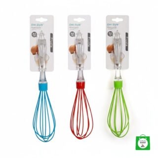 🥚 Batidor Manual de Cocina — Mezcla, Emulsiona y Bate con Facilidad y Precisión