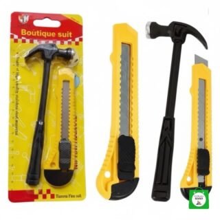 🔨 Kit Martillo + Bisturí — Set Básico de Herramientas para Reparaciones y Manualidades