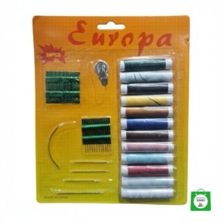 🧵 Kit de Agujas y Hilos Completo — Todo lo Necesario para Coser y Reparar tu Ropa en Casa