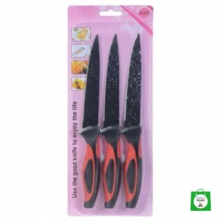 🔪 Set x3 Cuchillos Esenciales — Todo lo que Necesitas para Cortar, Pelar y Filetear