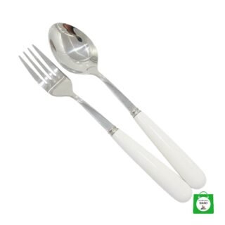 ✨ Set Tenedor + Cuchara — El Dúo Esencial para tu Mesa con Acabado Brillante