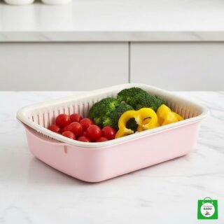 🥦 Escurridor de Verduras Práctico — Lava y Escurre Frutas y Verduras en Segundos
