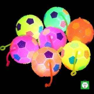 🌟 Pelota Chillona con Luz LED — ¡Diversión Sin Límites para Niños y Mascotas! Colores que Brillan
