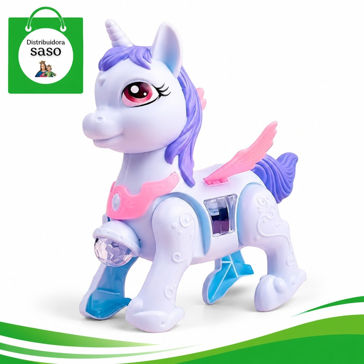 🌸✨ Pony Mágico de Juguete – Con Luz, Sonido y Movimiento Real ¡Horas de Fantasía!