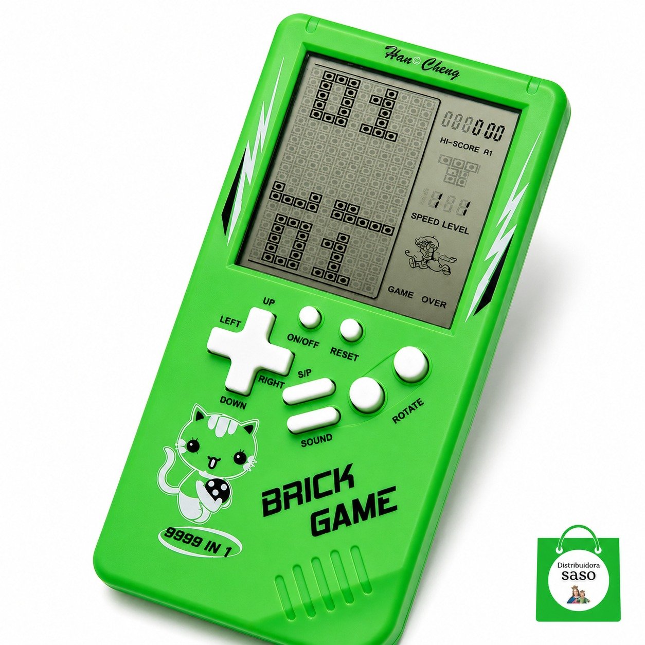🎮🌟 Mini Consola Tetris Electrónica con Pantalla y Sonidos Colores Surtidos — El Clásico Retro más Adictivo que Cabe en tu Bolsillo