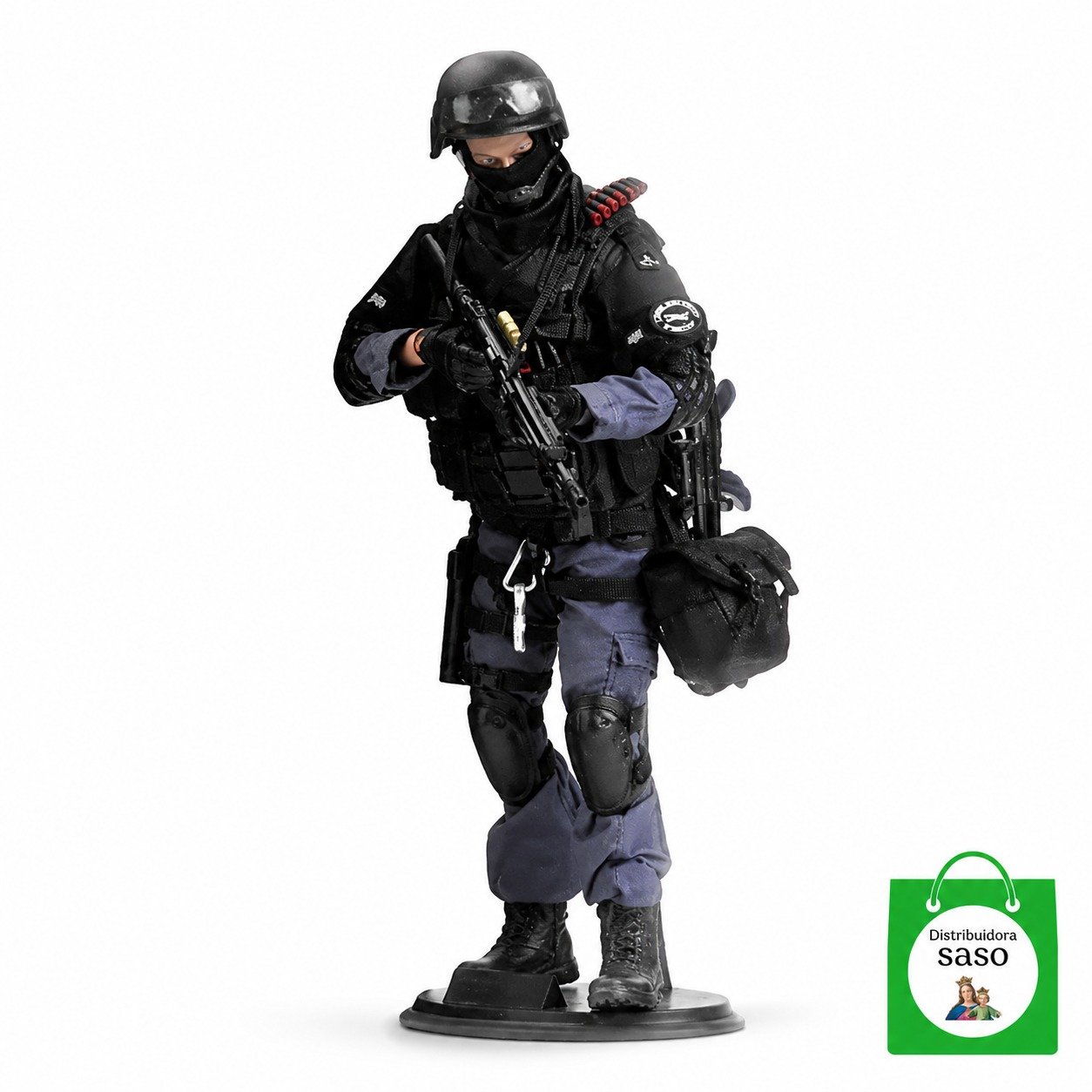 👮♂️🌟 Figura de Policía Articulada – Incluye Arma y Esposas ¡El Guardián del Orden!