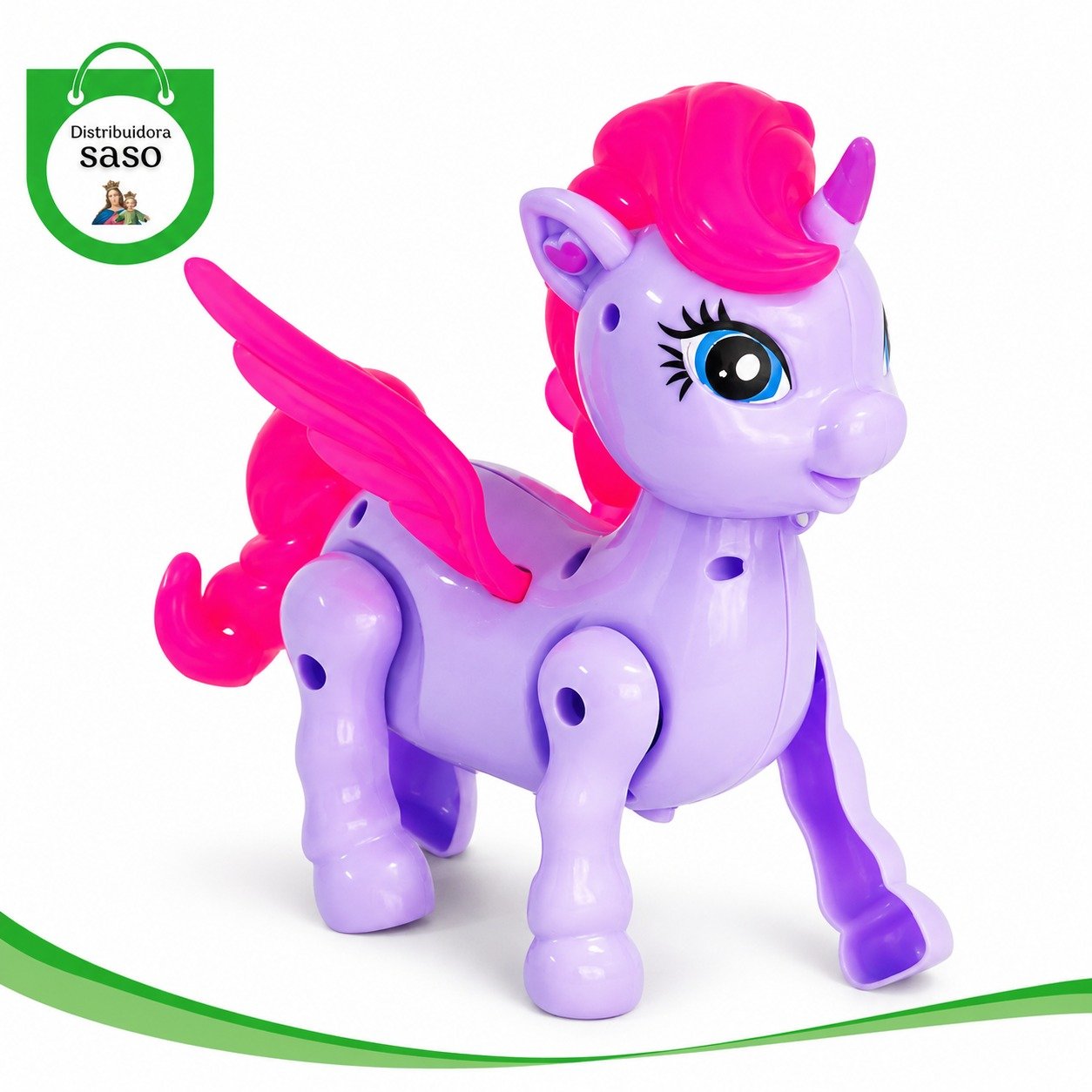 pony con sonido movimiento y luz