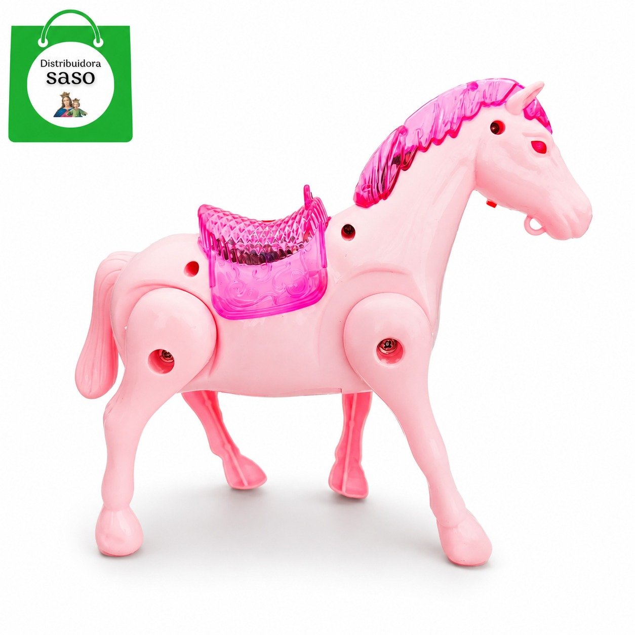 🌸✨ Pony Mágico de Juguete – Con Luz, Sonido y Movimiento ¡Horas de Ternura Garantizadas!