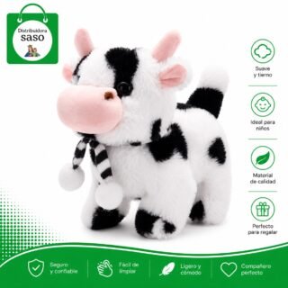 🐄 Vaquita de Juguete con Sonido y Movimiento — Animal Interactivo de Granja para Niños ✨