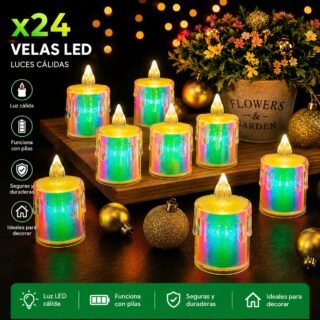set x 24 velas medianas