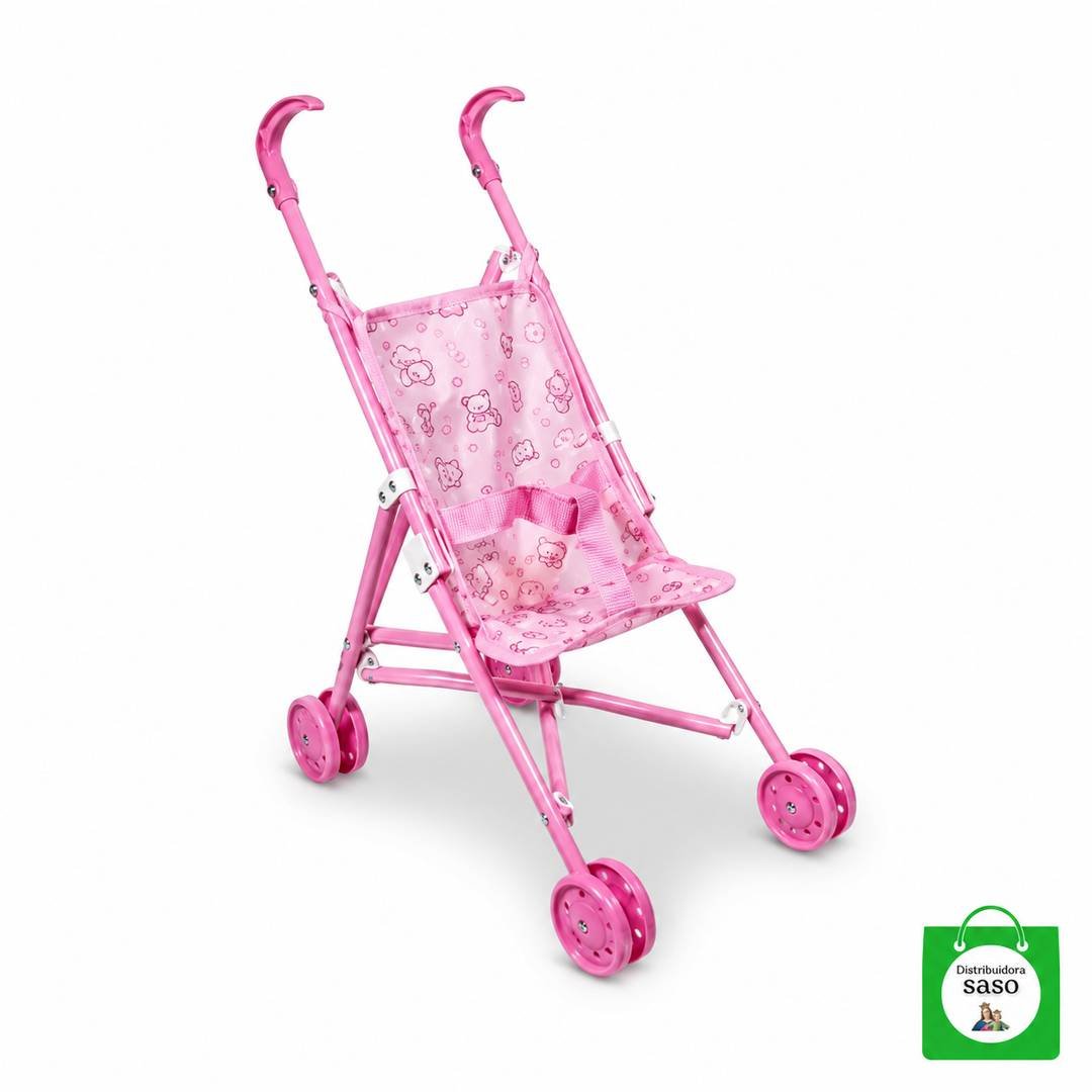 🎀👶 Cochecito Muñeca Plegable Colores Surtidos — La Pequeña Mamá que Pasea con Estilo