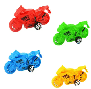 🏍️💨 Mini Moto de Impulso Plástico Resistente Colores Surtidos — Jala, Suelta y a Toda Velocidad