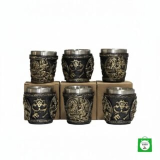 🏇 Set x6 Copas Caballero — Juego Completo para Celebrar con Estilo en Reuniones Especiales