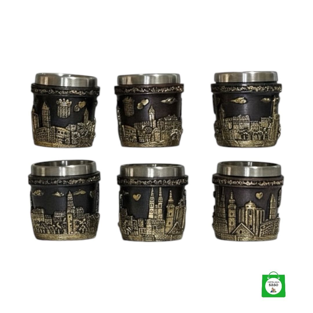 🏰 Set x6 Copas Caballero Medieval — Lleva el Espíritu de la Edad Media a Cada Celebración