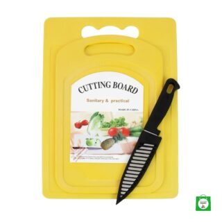 🔪 Set Tabla de Picar + Cuchillo — El Dúo Perfecto para Cortar con Precisión y Estilo en tu Cocina