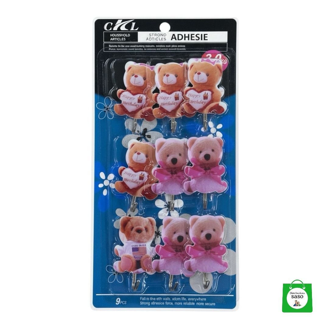 🪝 Ganchos para Pared de Baño — Ideales para Toallas, Batas y Accesorios, Sin Perforar