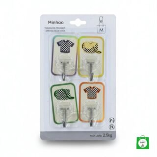 🪝 Set de Ganchos Metálicos para Pared — Elegantes, Duraderos y de Fácil Instalación en el Hogar