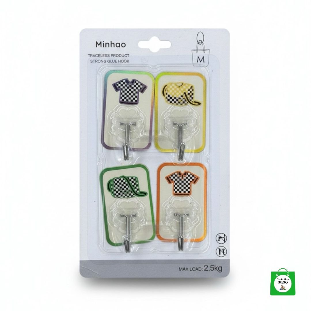 🪝 Set de Ganchos Metálicos para Pared — Elegantes, Duraderos y de Fácil Instalación en el Hogar