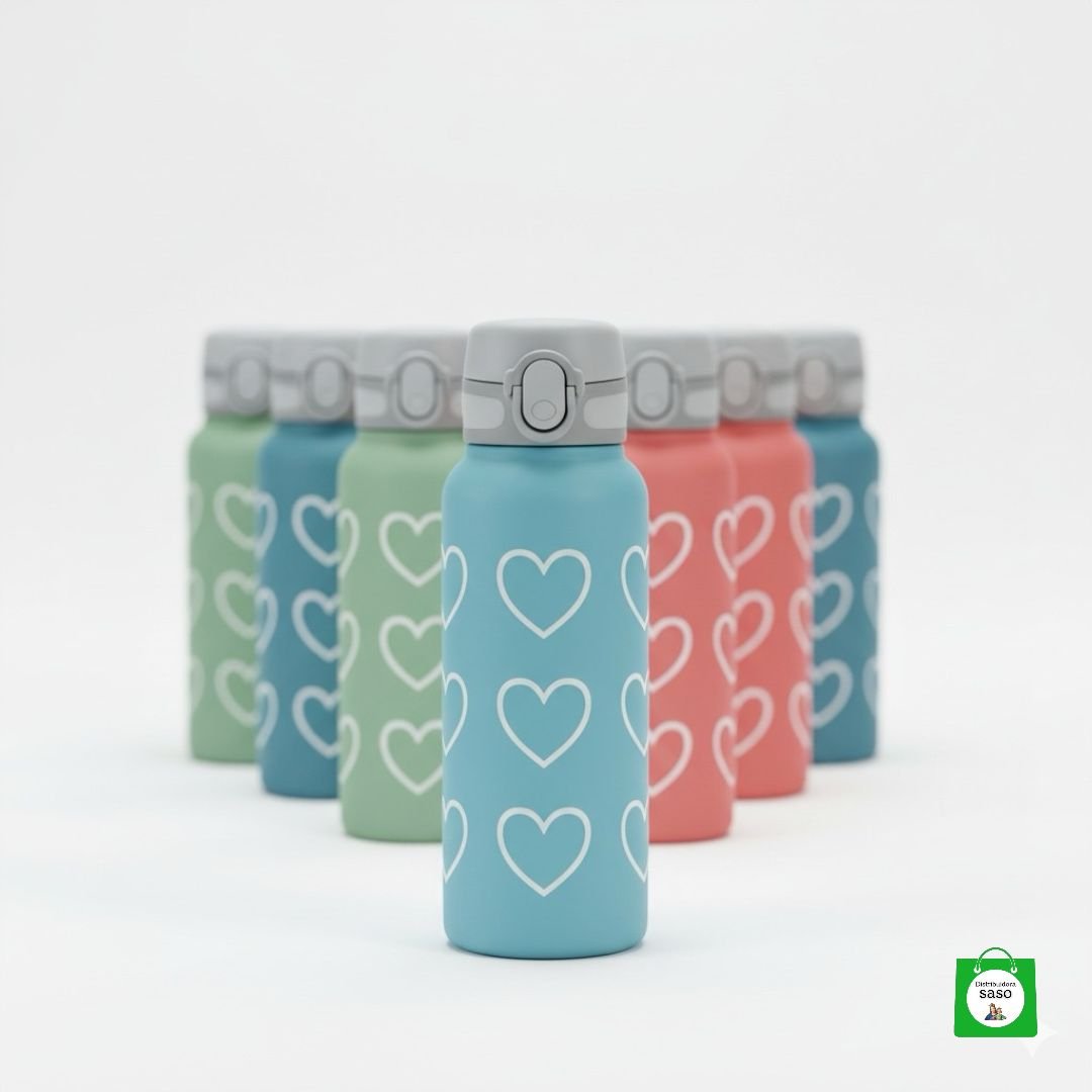 🌡️ Termo Metálico de Acero — Mantén tus Bebidas Frías o Calientes por Horas, Ideal para Llevar