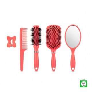💆 Set Cepillo + Peinilla + Espejo — Kit Completo de Belleza para Lucir Impecable Siempre
