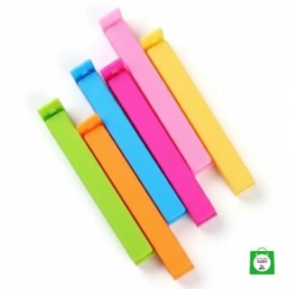 🔒 Set x12 Ganchos Selladores — Mantén tus Bolsas de Comida Frescas y Bien Cerradas Siempre