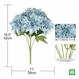 💐 Bouquet de Flores Artificiales — Elegante y Duradero, Perfecto para Sala, Comedor o Escritorio