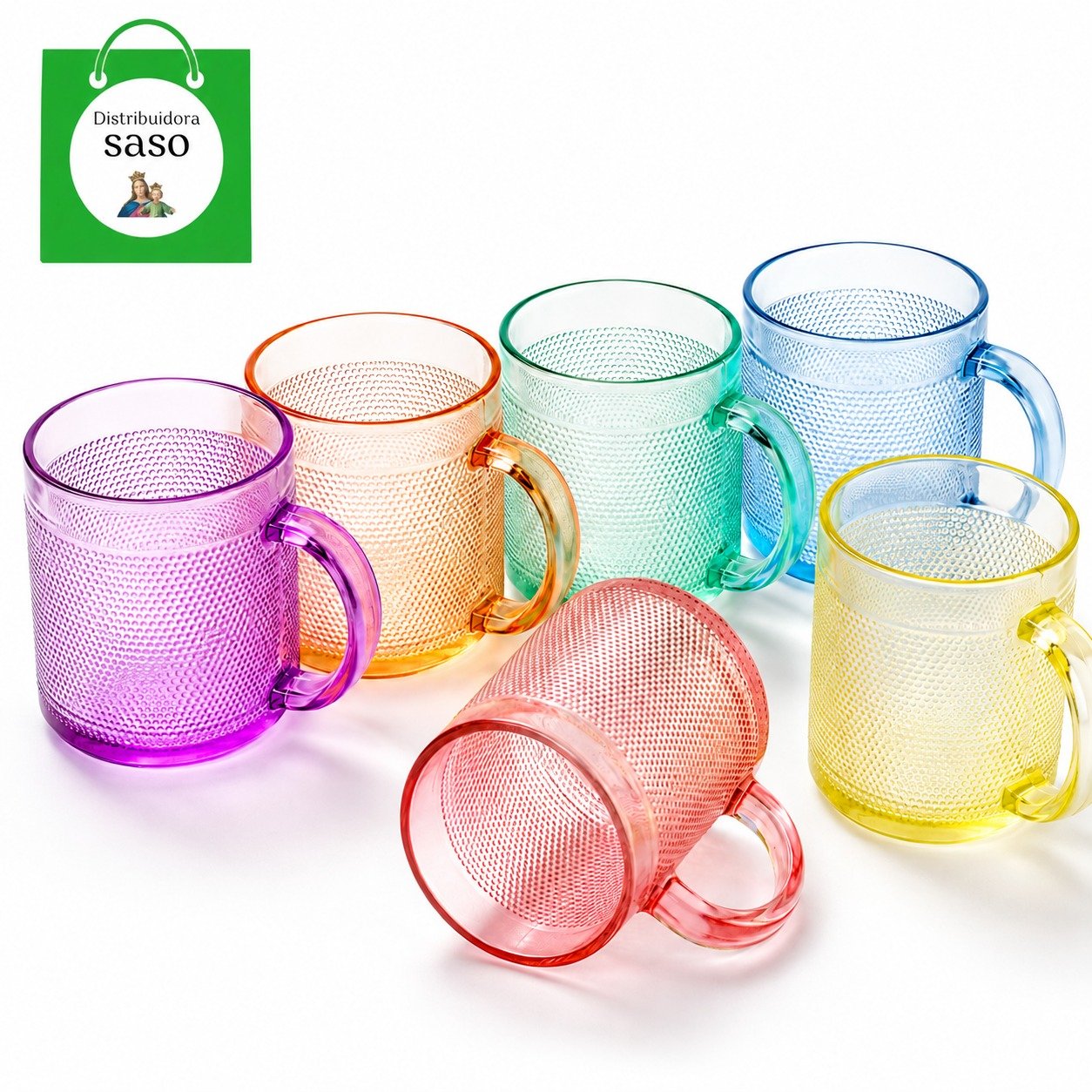 ☕ Pocillo de cristal de colores