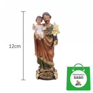 San José de 12 cm – Figura Religiosa Decorativa