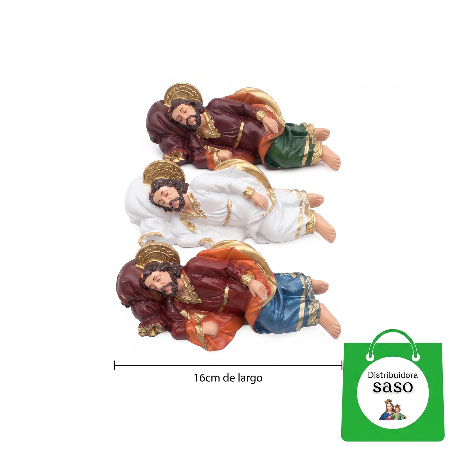 San José Dormido de 16 cm – Figura Religiosa Decorativa