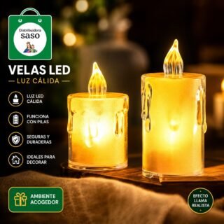 🕯️ Vela Decorativa Pequeña