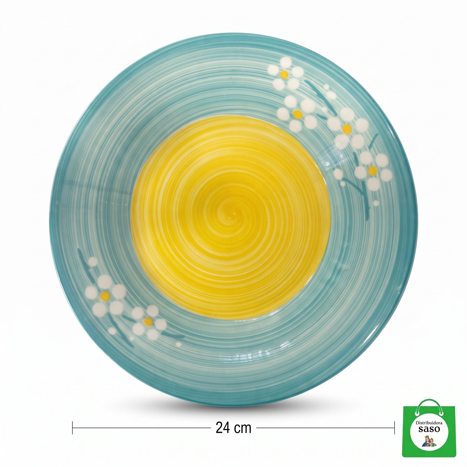 Plato Semi Hondo de 24 cm – Vajilla para Cocina y Hogar