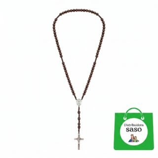 Camándula de Madera – Rosario Religioso para Oración y Devoción