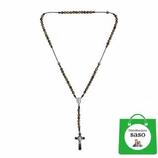 Camándula de Madera – Rosario Religioso para Oración y Devoción