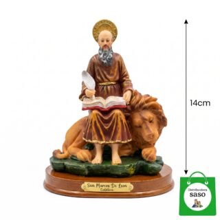 San Marcos de León de 14 cm – Figura Religiosa Decorativa