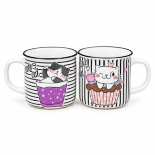 Pocillo para Chocolate con Diseño de Gato
