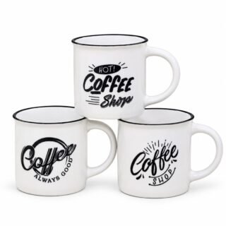 Pocillo Tintero con Diseño de Café