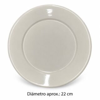 Plato Plano de 22 cm