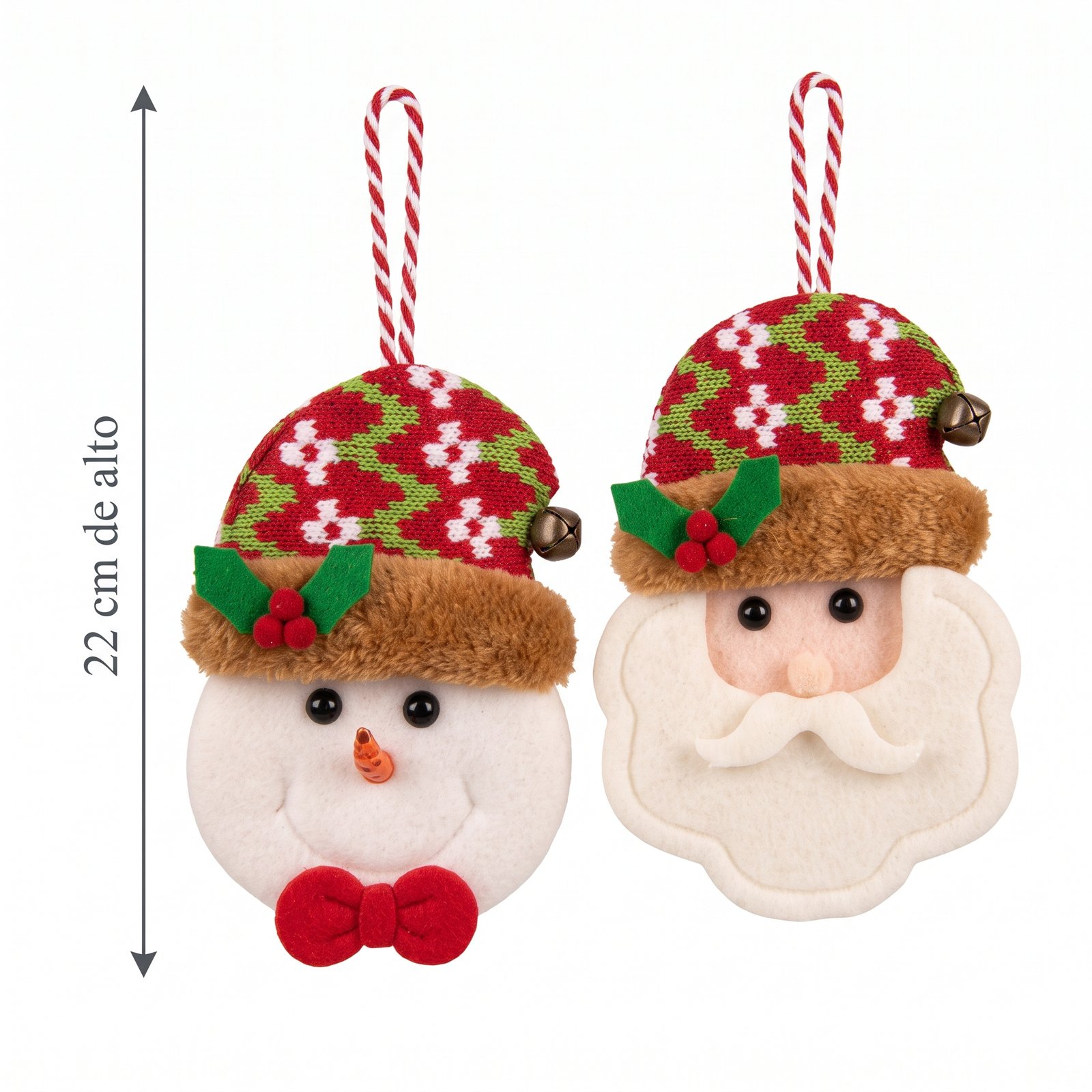 Muñeco decorativo para árbol de Navidad 22 cm